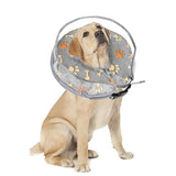 Darrahopens Pet Care > Cleaning & Maintenance > Pet Medical Collars Soft Inflatable Pet Dog Cone Collar Anti Licking Scratching Blue - M