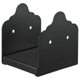 Darrahopens Pet Care > Cleaning & Maintenance > Pet Medical Collars VEVOR 6x6 Post Base 2 Pcs, Inner Size 5.9x5.55 inch / 150x141 mm Post Brackets, Heavy Duty Carbon Steel Decking Posts, Wood Posts Brackets for Pavilion Deck Railing Support Deck Base Plate, Black