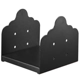 Darrahopens Pet Care > Cleaning & Maintenance > Pet Medical Collars VEVOR 8x8 Post Base 2 Pcs, Inner Size 7.9x7.5 inch / 200x190 mm Post Brackets, Heavy Duty Carbon Steel Decking Posts, Wood Posts Brackets for Pavilion Deck Railing Support Deck Base Plate, Black