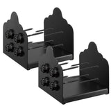 Darrahopens Pet Care > Cleaning & Maintenance > Pet Medical Collars VEVOR 8x8 Post Base 2 Pcs, Inner Size 7.9x7.5 inch / 200x190 mm Post Brackets, Heavy Duty Carbon Steel Decking Posts, Wood Posts Brackets for Pavilion Deck Railing Support Deck Base Plate, Black
