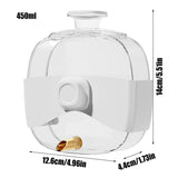 Darrahopens Pet Care > Coops & Hutches > Coop & Hutch Accessories 450ml Parrot Water Bottle Bird Drinker Feeder Large Capacity for Birds and Pet