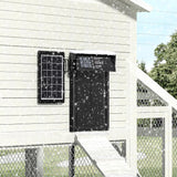 Darrahopens Pet Care > Coops & Hutches > Coop & Hutch Accessories CARLA HOME Automatic Chicken Coop Door Solar Powered with 4 Mode Timer & Light Sensor, Anti-Pinch & USB Charging Port