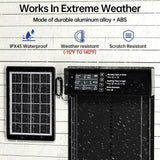 Darrahopens Pet Care > Coops & Hutches > Coop & Hutch Accessories CARLA HOME Automatic Chicken Coop Door Solar Powered with 4 Mode Timer & Light Sensor, Anti-Pinch & USB Charging Port