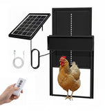 Darrahopens Pet Care > Coops & Hutches > Coop & Hutch Accessories CARLA HOME Automatic Chicken Coop Door Solar Powered with 4 Mode Timer & Light Sensor, Anti-Pinch & USB Charging Port