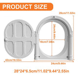 Darrahopens Pet Care > Coops & Hutches > Coop & Hutch Accessories Controllable Cat Dog Door Flap for Pet House Adjustable Entry Exit Pet Door