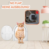 Darrahopens Pet Care > Coops & Hutches > Coop & Hutch Accessories Controllable Cat Dog Door Flap for Pet House Adjustable Entry Exit Pet Door