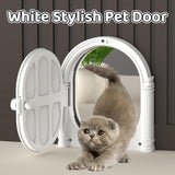 Darrahopens Pet Care > Coops & Hutches > Coop & Hutch Accessories Controllable Cat Dog Door Flap for Pet House Adjustable Entry Exit Pet Door