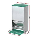 Darrahopens Pet Care > Coops & Hutches Giantz Automatic Chicken Feeder Port Coop Chick Poultry Treadle Self Opening