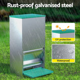 Darrahopens Pet Care > Coops & Hutches Giantz Automatic Chicken Feeder Port Coop Chick Poultry Treadle Self Opening