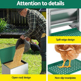 Darrahopens Pet Care > Coops & Hutches Giantz Automatic Chicken Feeder Port Coop Chick Poultry Treadle Self Opening
