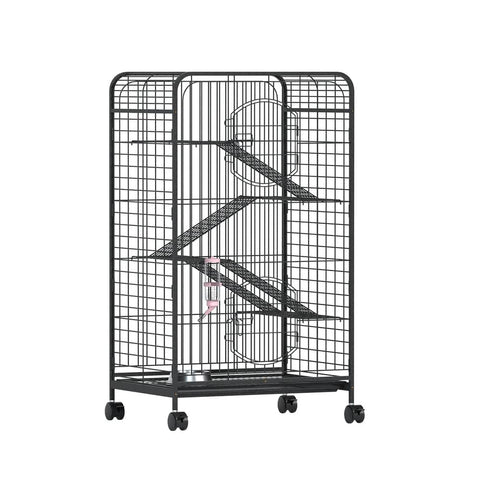 Darrahopens Pet Care > Coops & Hutches i.Pet Rabbit Cage Indoor Hutch Guinea Pig Bird Ferret Cat Hamster 110cm 4 Level