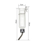 Darrahopens Pet Care > Coops & Hutches > Small Animal Habitats & Cages 350ml Hanging Water Bottle for Small Pets - Guinea Pig Rabbit Hamster Feeder
