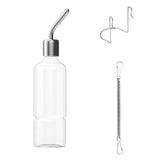 Darrahopens Pet Care > Coops & Hutches > Small Animal Habitats & Cages 350ml Hanging Water Bottle for Small Pets - Guinea Pig Rabbit Hamster Feeder