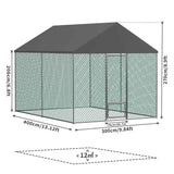 Darrahopens Pet Care > Coops & Hutches > Small Animal Habitats & Cages Extra Large Green Chicken Coop Cage Run Rabbit Hutch Walk In Hen Enclosure 300x400x270cm In Australia - Darrahopens
