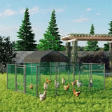 Darrahopens Pet Care > Coops & Hutches > Small Animal Habitats & Cages Extra Large Green Chicken Coop Cage Run Rabbit Hutch Walk In Hen Enclosure 300x400x270cm In Australia - Darrahopens