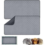 Darrahopens Pet Care > Coops & Hutches > Small Animal Habitats & Cages Guinea Pig Cage with Chew Toys Two-Pack 60x120cm Compatible with Burmat GINISWEETY