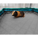 Darrahopens Pet Care > Coops & Hutches > Small Animal Habitats & Cages Guinea Pig Cage with Chew Toys Two-Pack 60x120cm Compatible with Burmat GINISWEETY