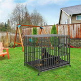 Darrahopens Pet Care > Coops & Hutches > Small Animal Habitats & Cages Heavy Duty Dog Cage with Lock & Bottom Tray