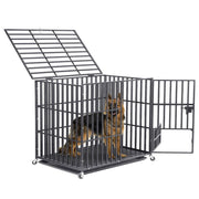 Darrahopens Pet Care > Coops & Hutches > Small Animal Habitats & Cages Heavy Duty Dog Cage with Lock & Bottom Tray