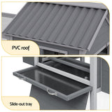 Darrahopens Pet Care > Coops & Hutches > Small Animal Habitats & Cages i.Pet Chicken Coop Rabbit Hutch Extra Large Wooden Run Bunny Cage Poultry House Outdoor