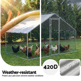 Darrahopens Pet Care > Coops & Hutches > Small Animal Habitats & Cages i.Pet Chicken Coop Rabbit Hutch Outdoor Run Walk in Hen Cage Ferret House 3x2x2m