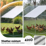 Darrahopens Pet Care > Coops & Hutches > Small Animal Habitats & Cages i.Pet Chicken Coop Rabbit Hutch Outdoor Run Walk in Hen Cage Ferret House 3x3x2m In Australia - Darrahopens