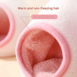 Darrahopens Pet Care > Coops & Hutches > Small Animal Habitats & Cages Pink Soft Cozy Hamster Bed Small Pet Sleeping Nest for Winter Guinea Pig, Hamster, Sugar Glider, Safe & Warm Hideaway