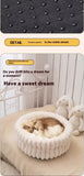 Darrahopens Pet Care > Coops & Hutches > Small Animal Habitats & Cages plush cat bed, cat comfort bed, anti-static cat bed, high quality cat bed, cat resting place, pet bed Australia, soft cat bed-White.