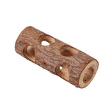 Darrahopens Pet Care > Coops & Hutches > Small Animal Habitats & Cages Solid Wood Hamster Pipe Rabbit Chew Toy Tree Cylinder Cross Border Pet Supplies