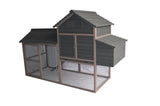 Darrahopens Pet Care > Coops & Hutches YES4PETS Grey XL Chicken Coop Rabbit Guinea Pig Hutch Ferret Guinea Pig House