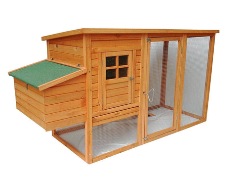 Darrahopens Pet Care > Coops & Hutches YES4PETS Large Chicken Coop Rabbit Hutch Ferret Cat Guinea Pig Cage Hen Chook House With Open Roof