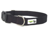Darrahopens Pet Care > Dog Supplies 100% Pure Bamboo Fibre Dog Collar Plastic Buckle Large Black