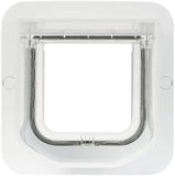 Darrahopens Pet Care > Dog Supplies > Cat & Dog Flaps Cat Mate Cat Flap White Pet Door Compatible with Cats