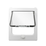 Darrahopens Pet Care > Dog Supplies > Cat & Dog Flaps Cat Mate Cat Flap White Pet Door Compatible with Cats