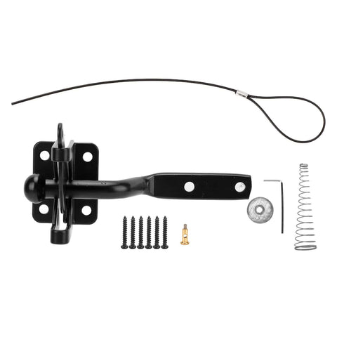 Darrahopens Pet Care > Dog Supplies > Cat & Dog Flaps Fence Latch Carbon Steel with Spring Gate Latch Safety Latch for Indoor Window Doors Pet Fences In Australia - Darrahopens