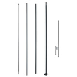 Darrahopens Pet Care > Dog Supplies > Cat & Dog Flaps VEVOR Feather Flag Pole Kit, Swooper Flag Pole Set 16.3 ft, Sign Flag Poles for Business Advertising Flags Outdoor, with A Ground Stake and Carrying Bag (Flag Not Included)