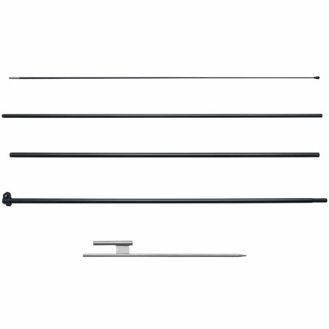 Darrahopens Pet Care > Dog Supplies > Cat & Dog Flaps VEVOR Feather Flag Pole Kit, Swooper Flag Pole Set 16.3 ft, Sign Flag Poles for Business Advertising Flags Outdoor, with A Ground Stake and Carrying Bag (Flag Not Included)