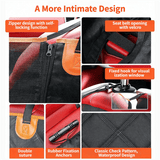 Darrahopens Pet Care > Dog Supplies > Cat & Dog Flaps Waterproof Dog Car Rear Seat Protector 135 x 148CM - Durable Oxford Non Slip Pet Hammock with Storage Pockets , Zipper Mesh Window and 6 Fixed Buckles, Seat Belt Access Opening and Pet Leash