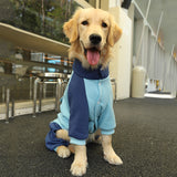 Darrahopens Pet Care > Dog Supplies > Dog Apparel 3XL Recommended 20-30 Pounds Blue Autumn-Winter Dog Hoodie for Medium to Large Breeds - Golden Retriever & Labrador