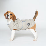 Darrahopens Pet Care > Dog Supplies > Dog Apparel 40# Grey Waterproof Reflective Dog Raincoat for Small to Large Dogs