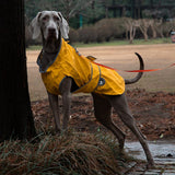 Darrahopens Pet Care > Dog Supplies > Dog Apparel 40# Yellow Waterproof Reflective Dog Raincoat for Small to Large Dogs