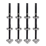 Darrahopens Pet Care > Dog Supplies > Dog Apparel 4PCS Pet Training Doorbell Rope Cat Teaser Toy Bell Interactive Play Rope Bell