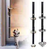 Darrahopens Pet Care > Dog Supplies > Dog Apparel 4PCS Pet Training Doorbell Rope Cat Teaser Toy Bell Interactive Play Rope Bell