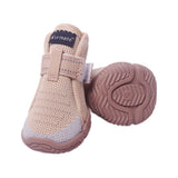 Darrahopens Pet Care > Dog Supplies > Dog Apparel 5# Khaki Breathable Woven Dog Shoes for Small to Medium Dogs - Non-Slip, Durable, Anti-Dirty Paw Protectors