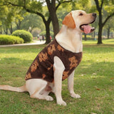 Darrahopens Pet Care > Dog Supplies > Dog Apparel Dog Coat - Cute Bear Pattern - Plush Dog Vest - Winter Dog Coats - Dog Coat - Suitable for medium to large dogs weighing 20-25 kg - Coffee Brown