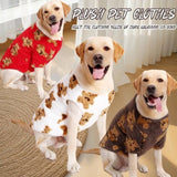 Darrahopens Pet Care > Dog Supplies > Dog Apparel Dog Coat - Cute Bear Pattern - Plush Dog Vest - Winter Dog Coats - Dog Coat - Suitable for medium to large dogs weighing 20-25 kg - Coffee Brown