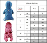 Darrahopens Pet Care > Dog Supplies > Dog Apparel Dog Rainwear Raincoat Pet Hood Waterproof Jacket Clothing pink L