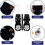 Darrahopens Pet Care > Dog Supplies > Dog Apparel Dog Shoes - Dog Shoe Paw Pads - Non-slip Dog Socks 4-Piece Set - Dog Socks with Adjustable Shoulder Straps - Cotton Dog Socks Suitable for Small and Large Dogs - Waterproof - Non-slip - Dog Shoes (L)