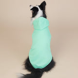 Darrahopens Pet Care > Dog Supplies > Dog Apparel Green Classic Dog Sweatshirt with Hood & Drawstrings - For Large Dogs (Size : 4XL)