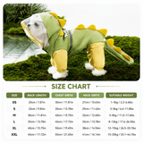 Darrahopens Pet Care > Dog Supplies > Dog Apparel Green Size 2XL Waterproof Dinosaur Dog Raincoat with Harness Hole Full Body Pet Rain Jacket for Small Dogs Tail Cover Lightweight Outdoor Walking